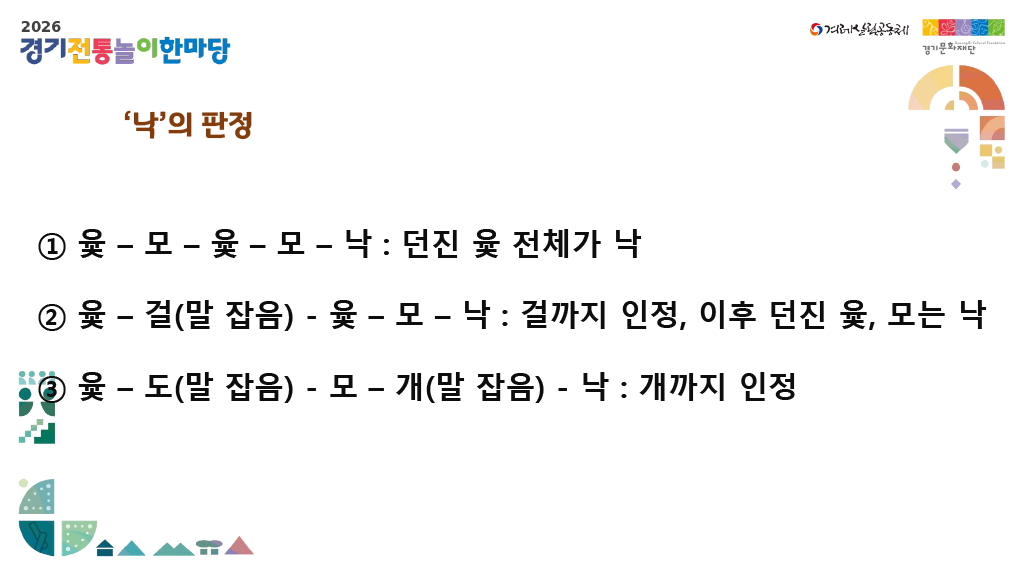 제6회 윷놀이 대회 규정집 13페이지