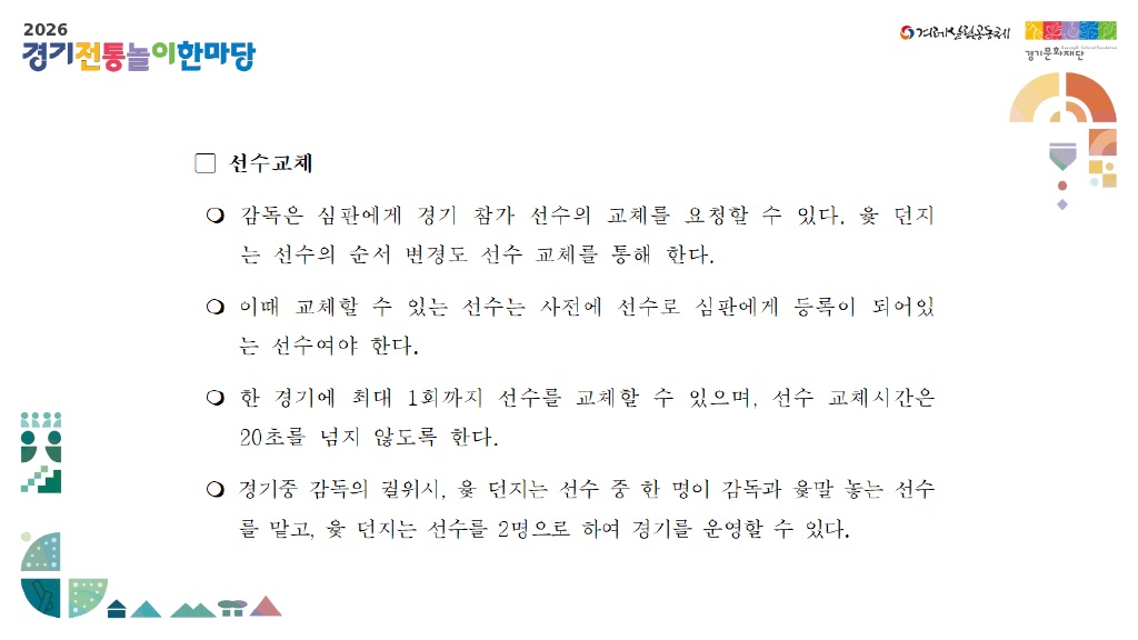 제6회 윷놀이 대회 규정집 25페이지